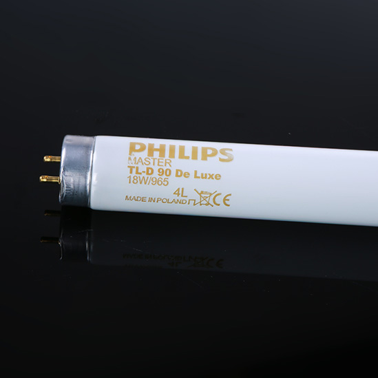 D65對色燈管Philips MASTER TL-D 90 De Luxe 18W/965
