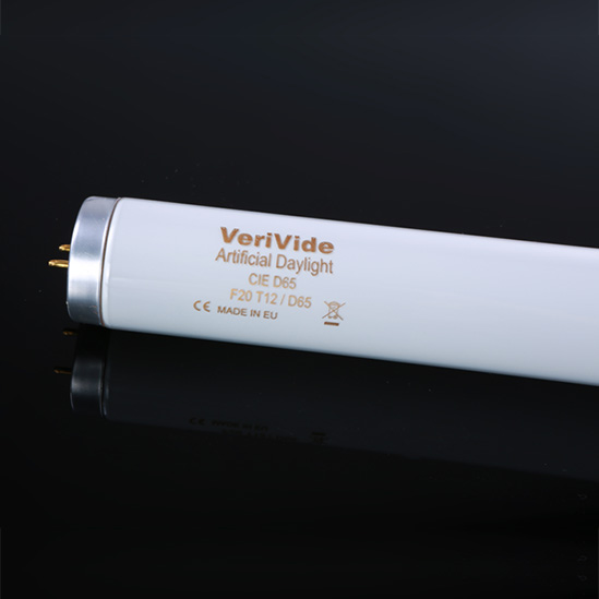 D65對色燈管Verivide Artificial Daylight CIE D65 F20T12 Made in EU